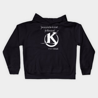 I don't think two assholes are more effective than one! Kids Hoodie